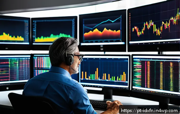 인덱스 펀드 투자 시 피해야 할 실수 - A professional Brazilian investor analyzing multiple stock market index charts on dual monitors in a...
